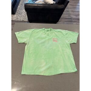 Vintage Hot Tuna Super Hi Cru T Shirt XL Green Tie Dye Made USA Graphic Tee Mens